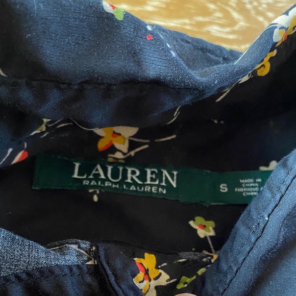 Ralph Lauren Black Floral Women’s Shirt - Picture 2 of 8